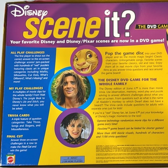 Disney Scene It family trivia DVD game ages 6-Adult - Picture 5 of 8